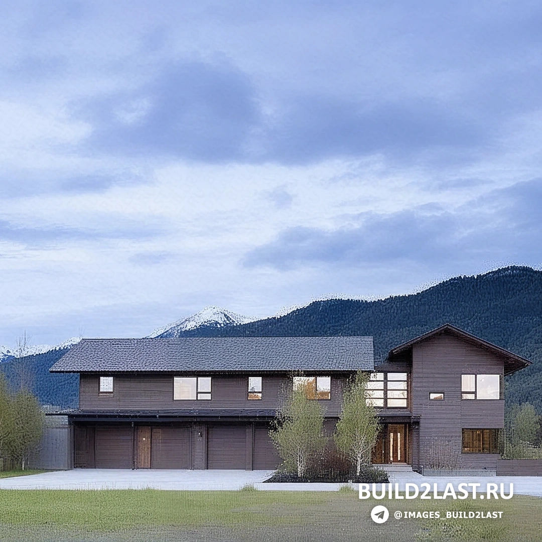 Чистый и уютный интерьер с камином и деревянной мебелью