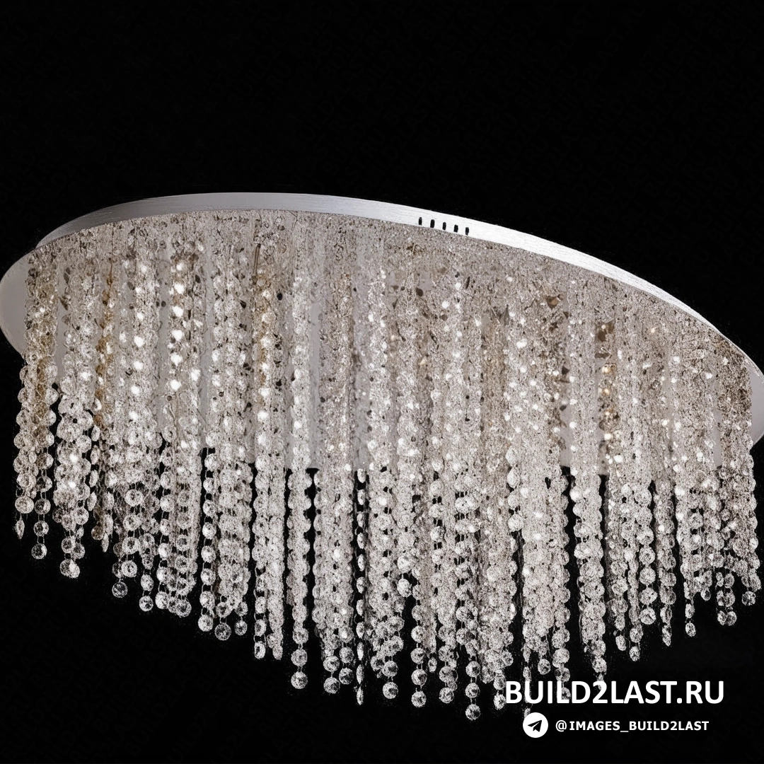 Элегантная люстра с уникальным дизайнерским оформлением.