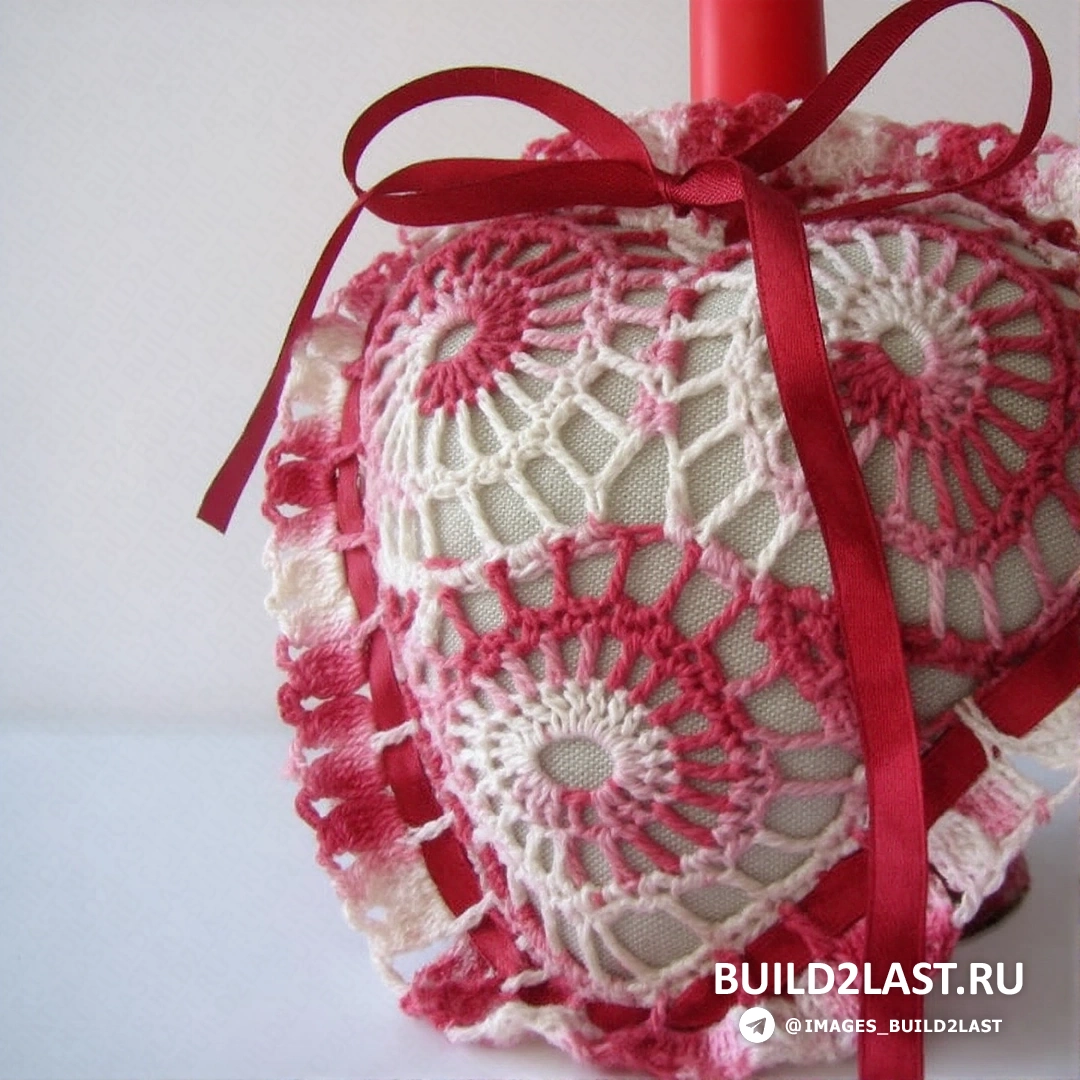 Хэнд-мэйд вязаные новогодние украшения, декор, выполненный вручную.