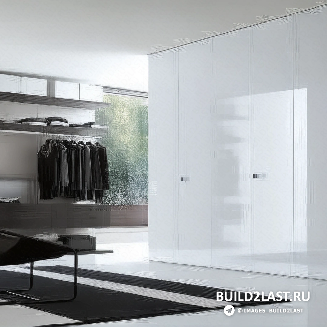 Мужская рубашка, сложенная на полке с четкими складками