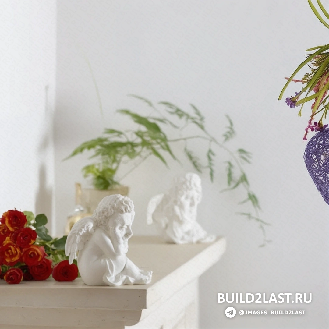 Романтический декор с белыми и малиновыми акцентами для Дня всех влюбленных