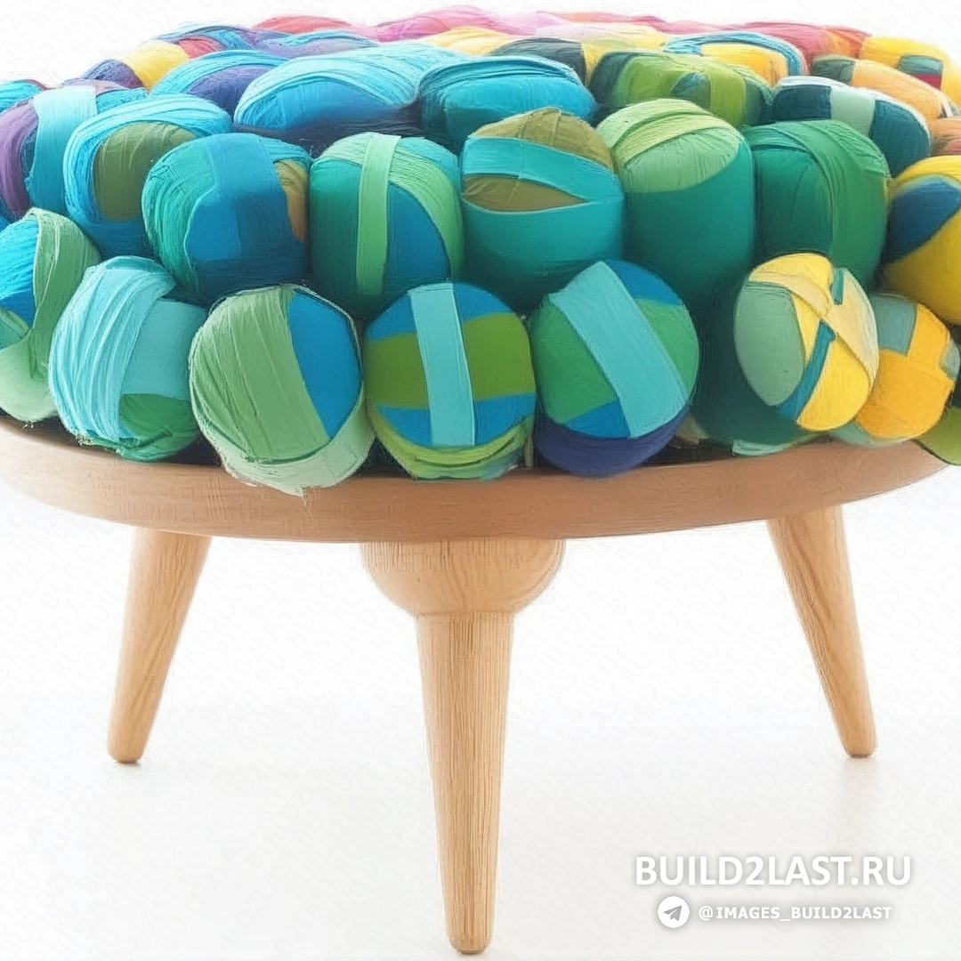 Семейка разноцветных стульев Meb Rure, демонстрирующих разнообразие цветов и форм