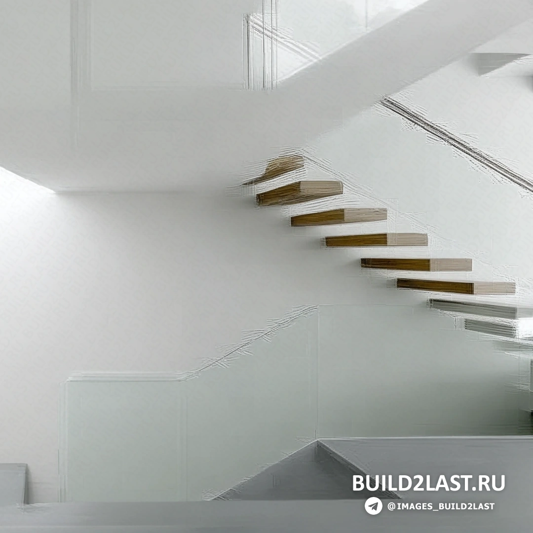 Современный интерьер кухни в двухэтажном доме с открытой планировкой