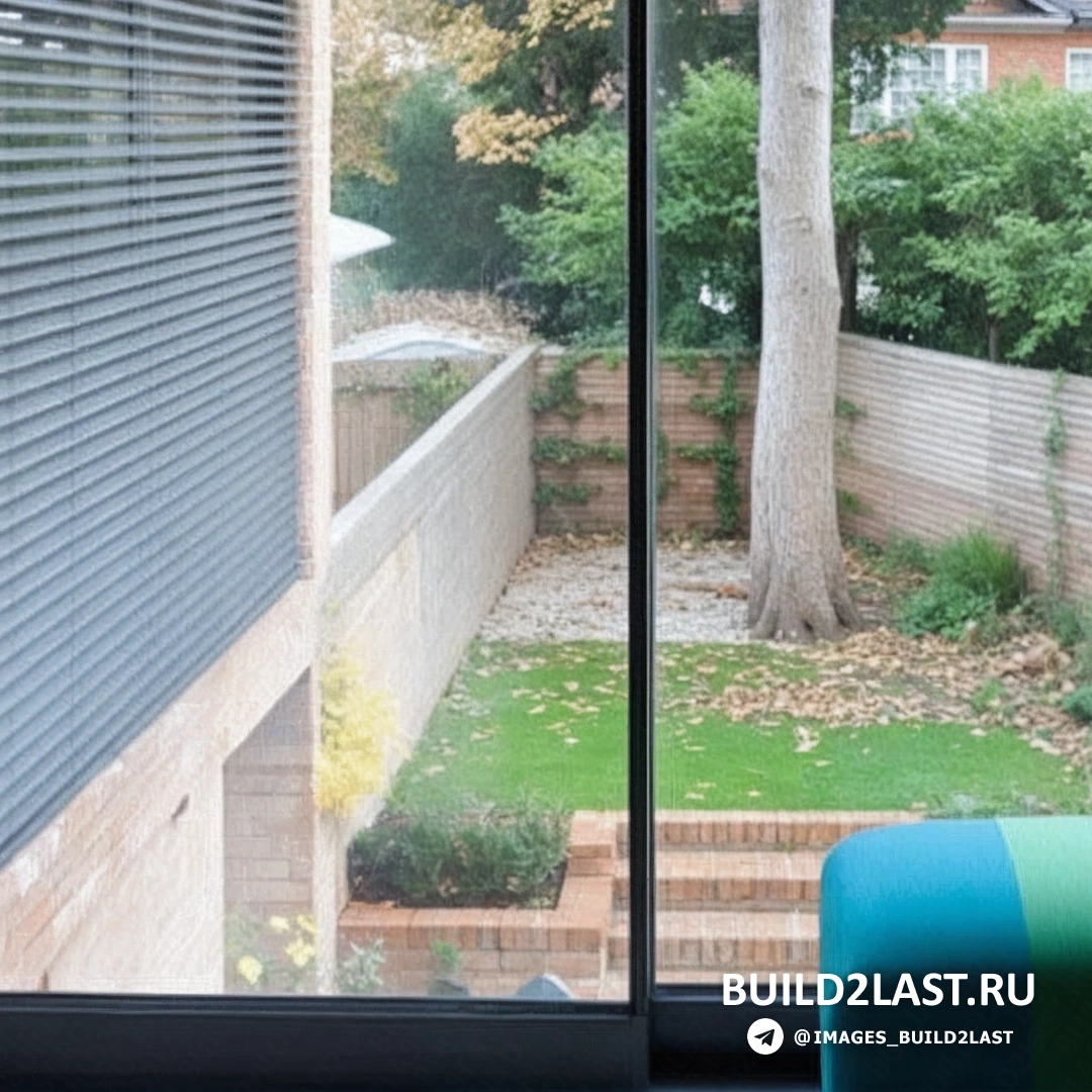 Студийная зона с большим окном и видом на природу