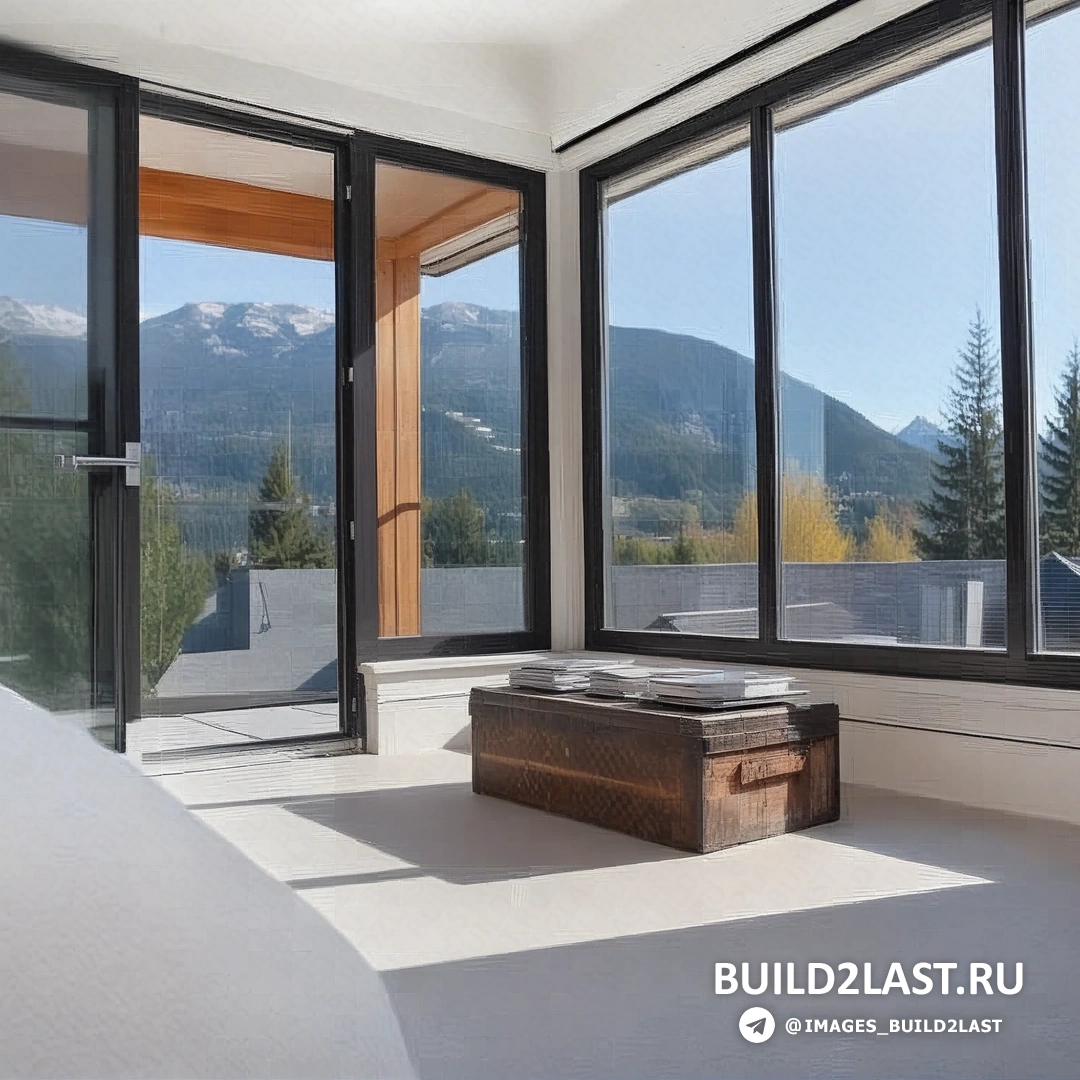 Жилой дом в Канаде в зимнее время